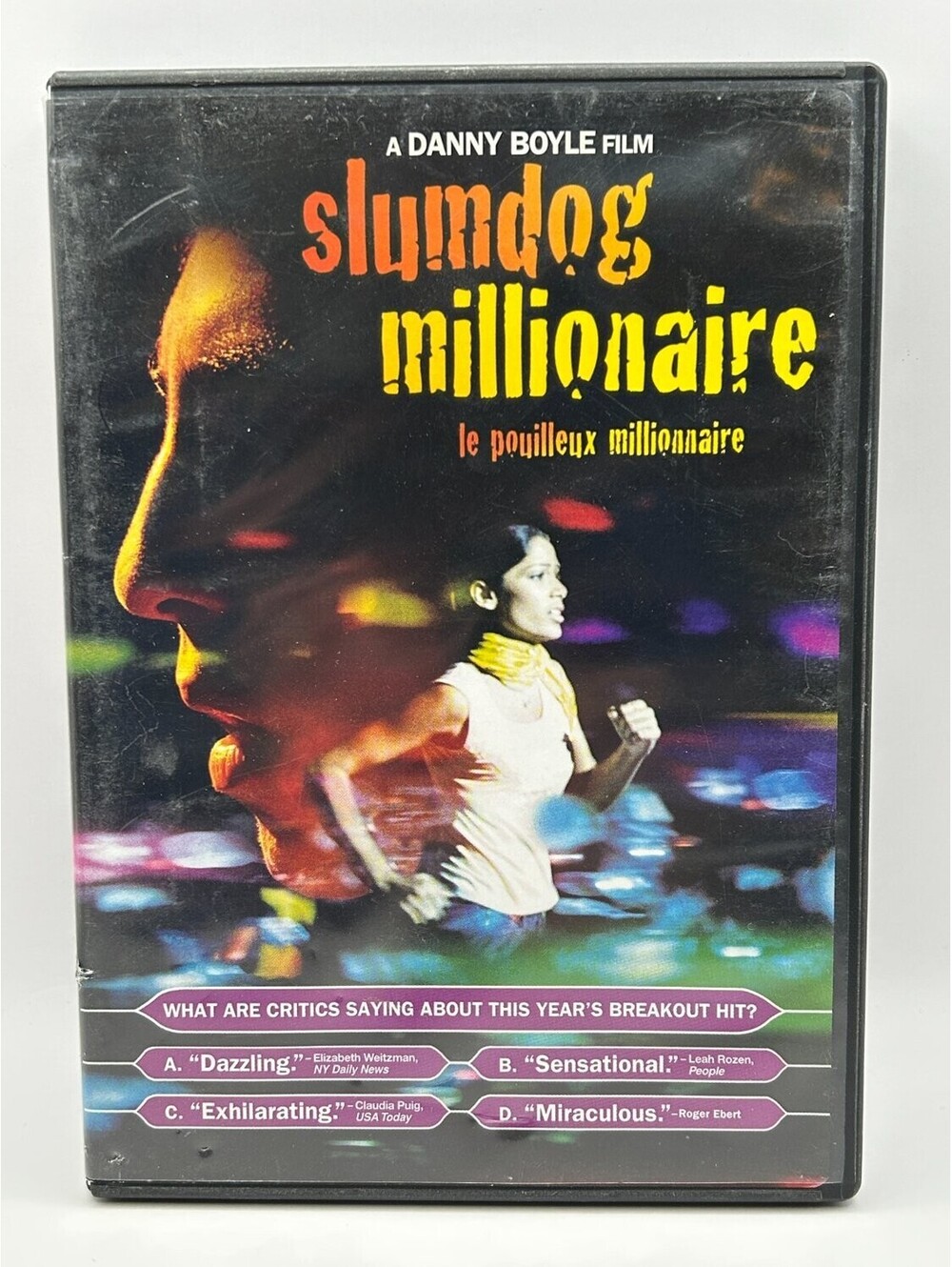 Slumdog Millionaire DVD Widescreen 2000s Drama Danny Boyle